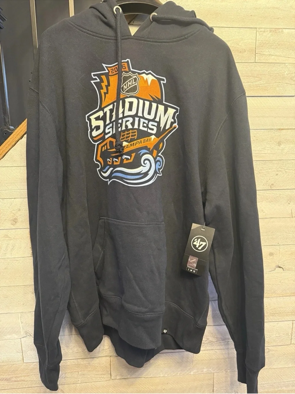 NHL Stadium Hoodie 2026 Tampa Bay Size XXL Official Sweater 47 Brand